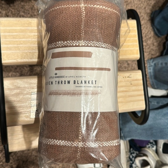 Little Korboose by April Nemeth Woven Throw Blanket - Picture 1 of 2